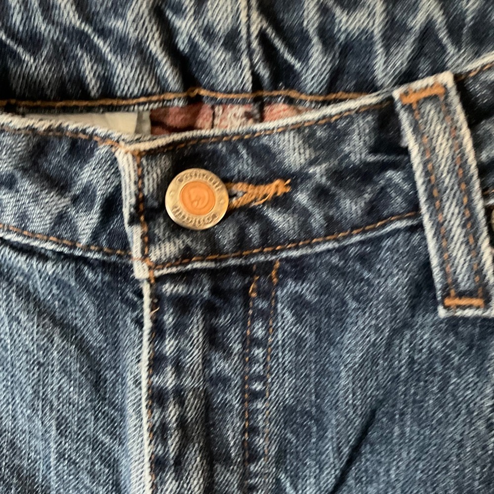 Carhartt Women Flannel Lined Relaxed Straight Leg Jeans Medium Wash 2007 Size 10 - Picture 12 of 13